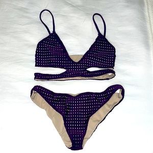 Acacia Purple Bikini Set. Size Small. 👙